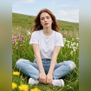 Agolde 90s Y2K Mid Rise Loose Fit Jeans Button Fly Denim Womens Size 25